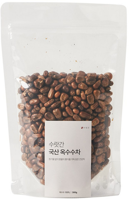수랏간 태우지 않고 볶은 국산 옥수수차, 2개, 1개입, 300g