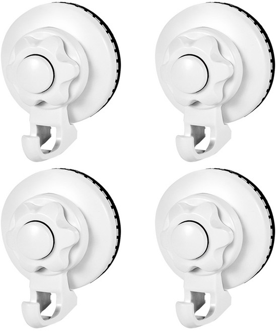 무타공 흡착 후크 걸이 4개 1SET