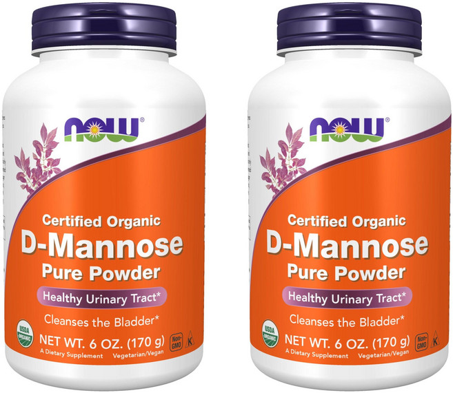 나우푸드 D-마노스 파우더 비건, 2개, 170g