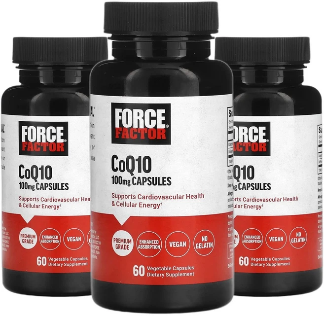 포스팩터 코 큐텐 코엔자 임q10 코엔자임큐 텐 코자임 100mg 60캡슐3통, 3개, 60정 - 쿠팡