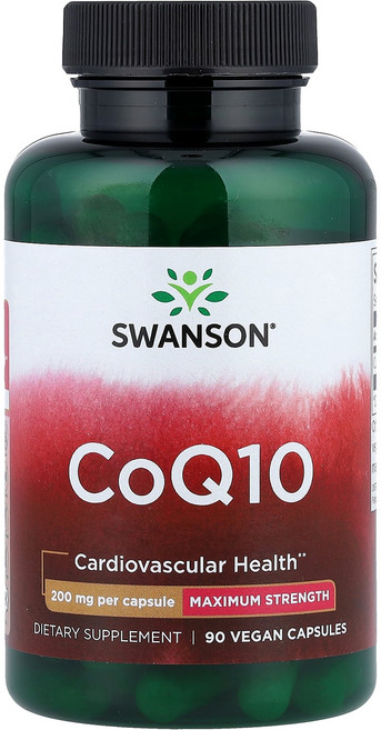 Swanson Vitamins CoQ10 200 mg 90 Vegan Capsules, 30 count, 1개