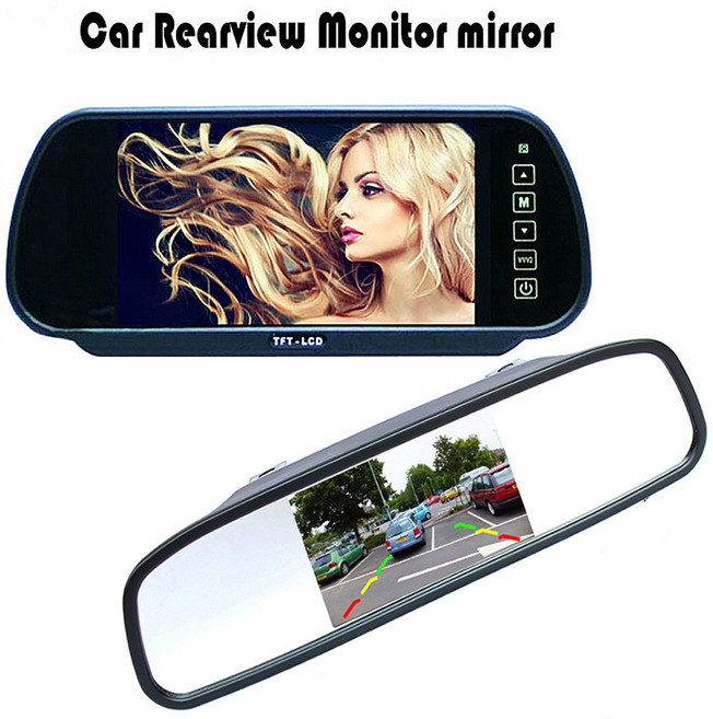 룸미러 모니터 후방 카메라 모니터 5인치 FULL HD LCD 모니터, 5인치거치형