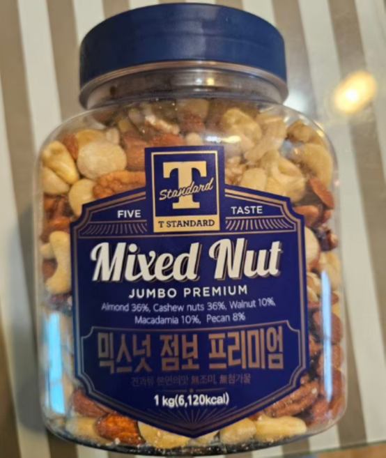 T STANDARD 믹스넛점보프리미엄 1키로, 1kg, 1개