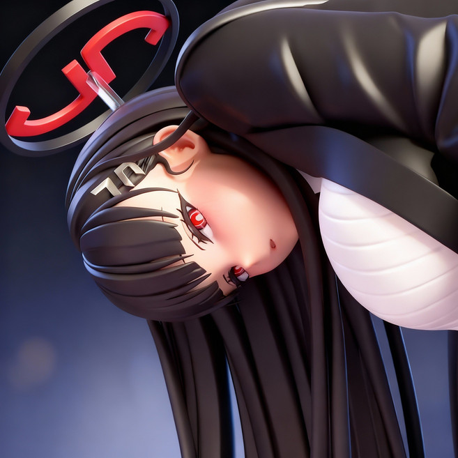 츠카츠키 리오 블루아카이브 피규어 18cm (블루아카 블아 캐릭터 모형), 1개