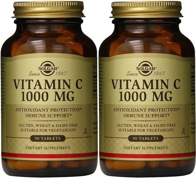 솔가 비타민 C 1000mg 타블렛, 90정, 2개 - 쿠팡
