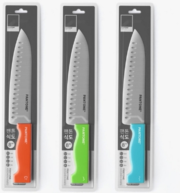 주방칼 다용도 과일칼 식칼 식도 주방나이프 과도 부엌칼 주방식도, 팬톤 컬러 식도, 1개