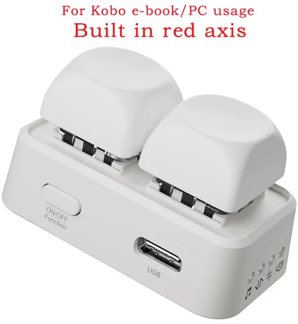 9 휴대 블루투스 리모컨 짧은 동영상 미니 키패드 듀얼 버튼 전자책 페이지 넘김기 태블릿 및 모바일폰, 01 HARDWH-KOPC