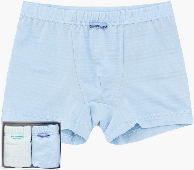 프레비니 쿨 인견 남 아동 드로즈 편한 사각 팬티 2매 세트