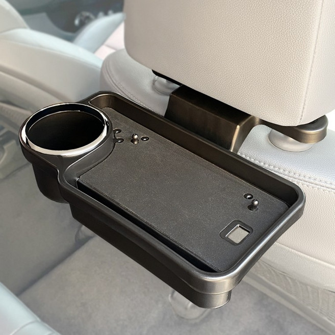 폴딩 차량용 거치대 멀티 뒷좌석 식탁 컵홀더 테이블, 1개, 상세페이지 참조
