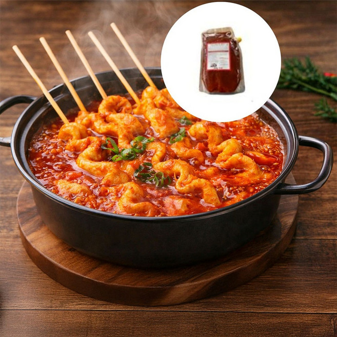 국내생산 매운국물 오뎅소스 1kg 빨강 매운맛 분식용 어묵탕 떡볶이 국물소스 대용량 업소용, 단품, 1개