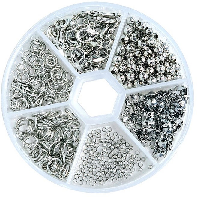 루앤블리 부자재 풀키트 7종 부자재 세트, 1개, 진한 실버