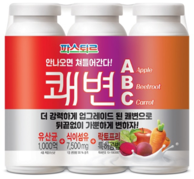 파스퇴르 쾌변ABC 요구르트 (150ML), 9개, 150ml