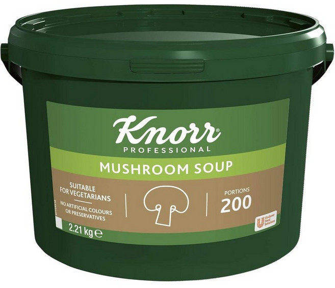 영국 크노르 Knorr Mushroom Soup Mix 프로페셔널 머쉬룸 스프 믹스, 2.21kg, 1개