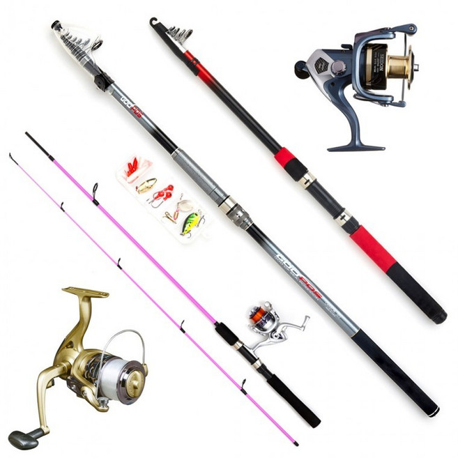 [갓포스/바낙스] 원투낚시대/루어낚시대 세트/올라운드 스피닝릴 갯바위 선상 찌낚시 카본 원투대 릴 모음, 갓포스 GLASS 낚시대_330호