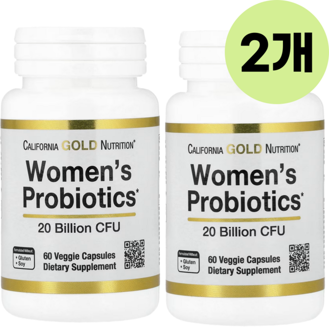 CGN 여성유산균 우먼 프로바이오틱스 레이크에비뉴 유산균 리뉴얼 60캡슐 2개