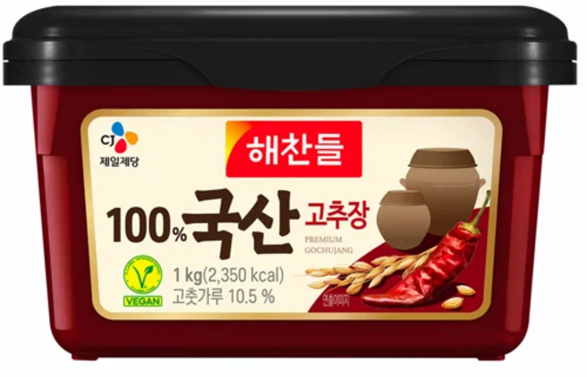 해찬들 100% 국산 고추장, 1kg, 1개