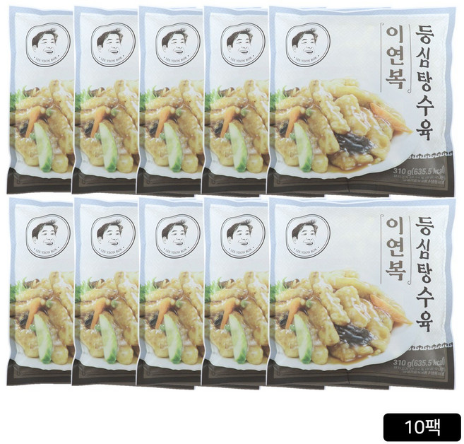 [홈쇼핑] 이연복 등심 탕수육 세트 (탕수육 1개 + 소스 1개), 10개, 310g