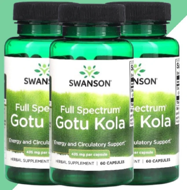 스완슨 풀스펙트럼 고투콜라 435mg 캡슐 60정, 3개 - 쿠팡