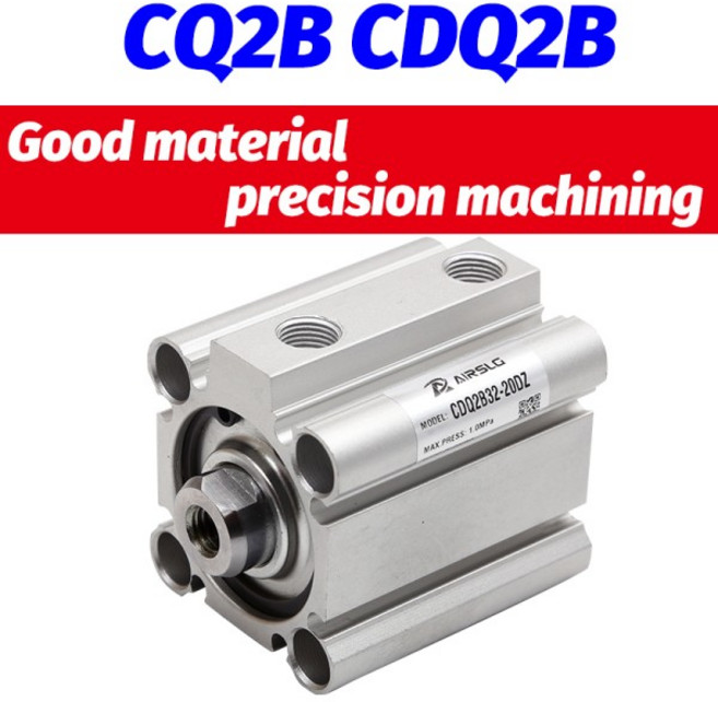 AFR 브랜드 공압 실린더 CDQ2B63-20DZ 로드 암나사, 01 63-10DZ, 02 CQ2B no magnet, 1개