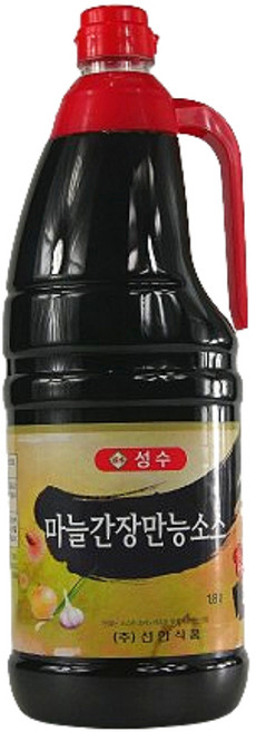 성수 마늘간장 만능 소스 2kg 맛간장, 1개, 1.8L