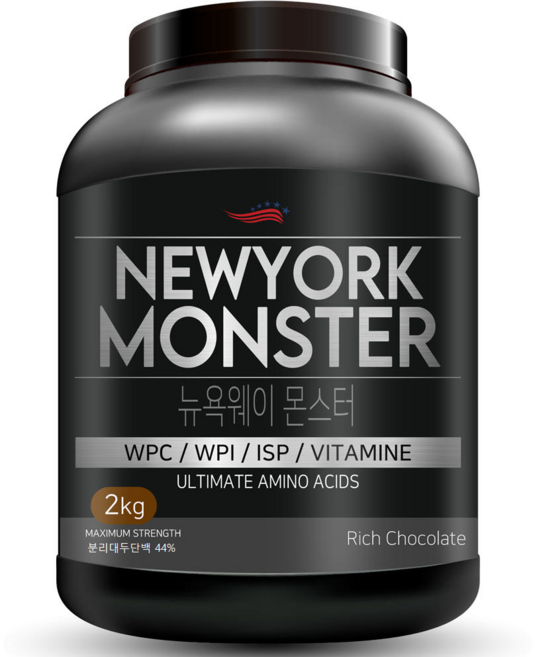 뉴욕웨이 몬스터 단백질보충제, 2kg, 1개