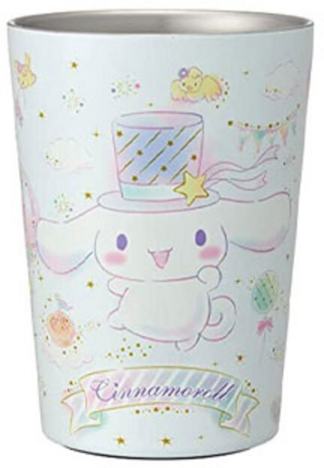 산리오 스텐 머그 텀블러 해피니스걸 시나모롤 400ML, 1개