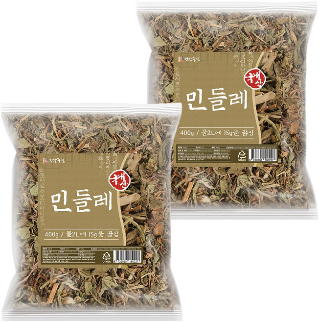 건강중심 국산 민들레 말린 포공영, 2개, 400g
