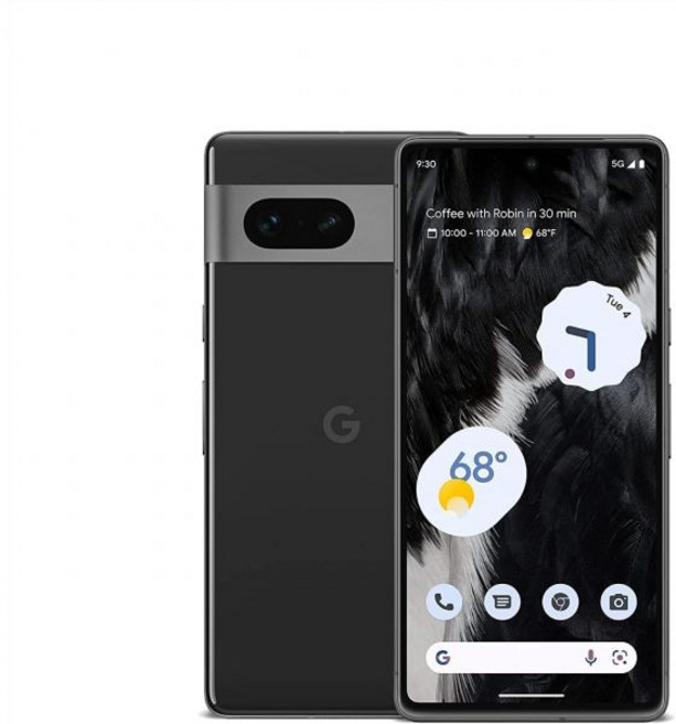 구글 픽셀 7 5G 128GB 8GB RAM 24시간 배터리 GSM 통신사 사용 가능 (공장 초기화) 글로벌 버전 - 옵시디언 (리퍼비시)