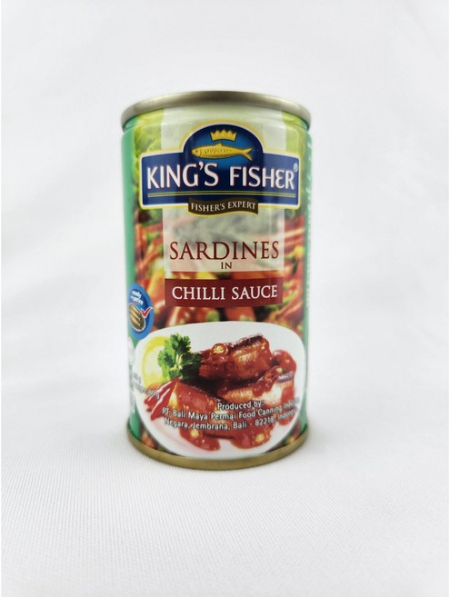 Yes!Global Sardines in Chili Sauce 칠리소스 정어리 통조림 (155g Indonesia Halal 할랄), 1개, 155g