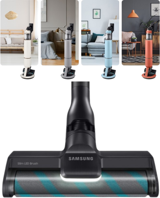 삼성 무선청소기 제트 소프트 액션 브러쉬 VCA-SAB92 퍼플 VS20T9257SF VS20T9258SF VS20T9259SF, 1개, VCA-SABB95 블루롤러