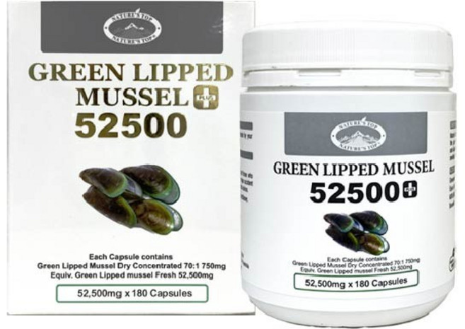 호주 네이쳐스탑 뉴질랜드 초록홍합 52500mg 180정, 1개, 1개