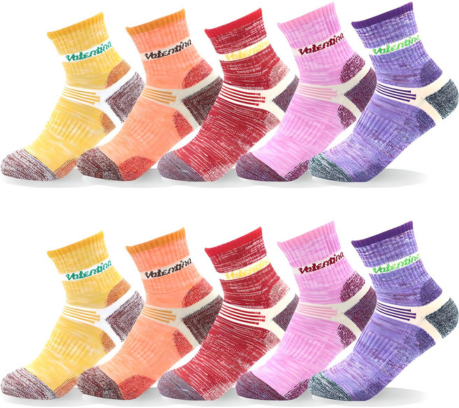 10켤레 발렌티나 등산양말 중목 이중바닥 쿠션 국산고품질, 골고루(랜덤) 10켤레