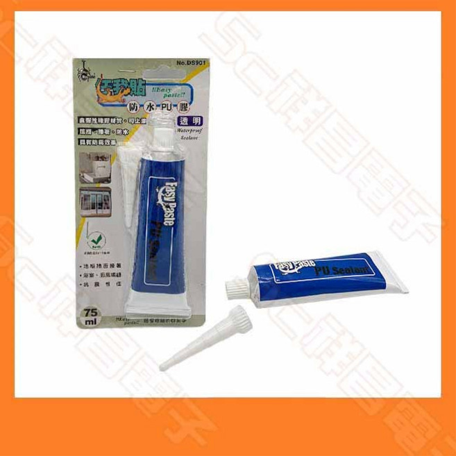 Ronald DS901 防水PU膠 75ml 透明, 1個