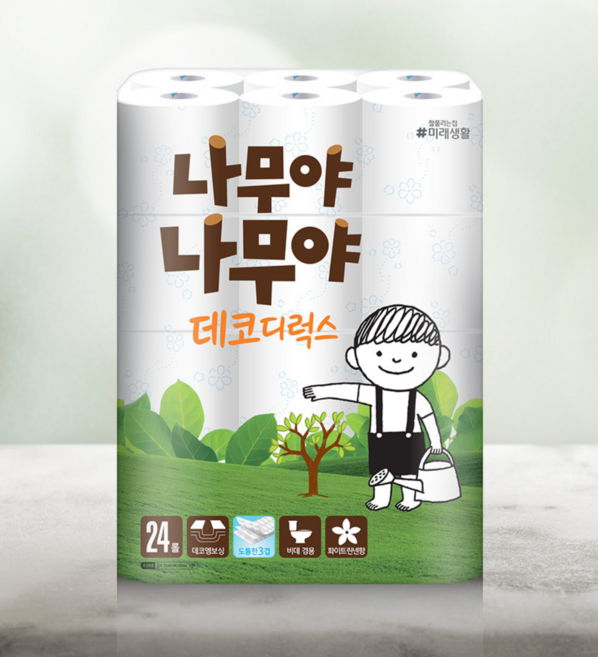 다다올 1+1미래생활 잘풀리는집 나무야 나무야 화장지 / 롤휴지/