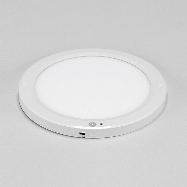 비츠온 LED 10호 원형 엣지 센서등 20W 주백색 250mm (10인치) 동작감지 적외선센서 현관등 복도등 베란다등, 화이트, 1개