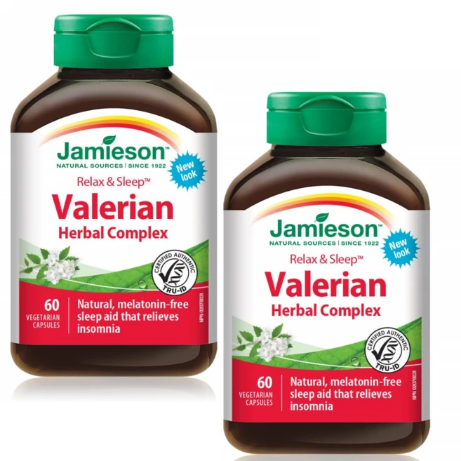 불면증 영양제 발레리안 2통60캡슐 캐나다직배송 자미에슨, 2개, 60정 - 쿠팡