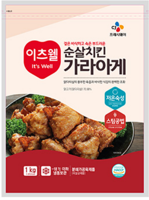 이츠웰 순살치킨 가라아게, 10개, 1kg
