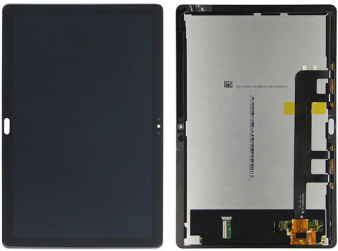 화웨이 미디어패드 M5 라이트 BAH2-L09 BAH2-W09 W19 용 LCD 디스플레이 터치 스크린 디지타이저 센서 전체 조립 10.1 인치, [01] WHITE