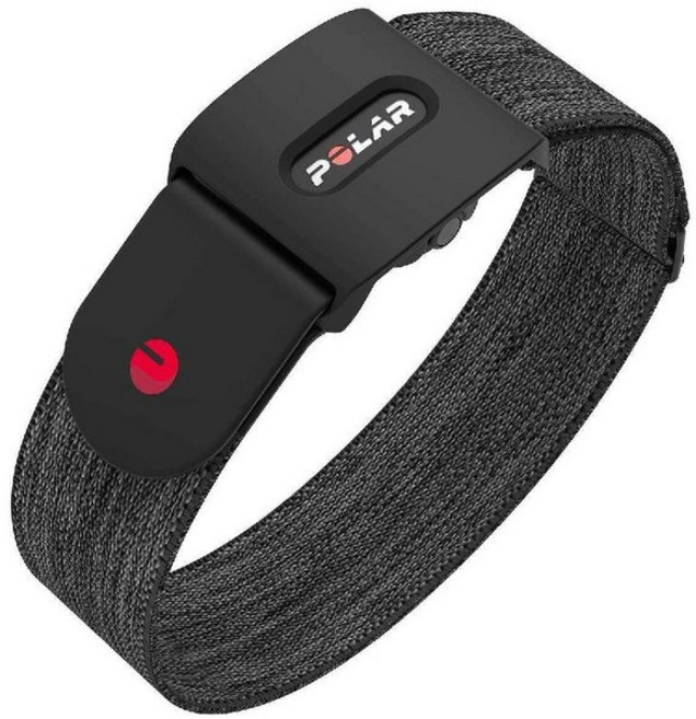 Polar 폴라 옵티컬 HRM 손목 팔뚝 암밴드 심박계 속도계, 그레이