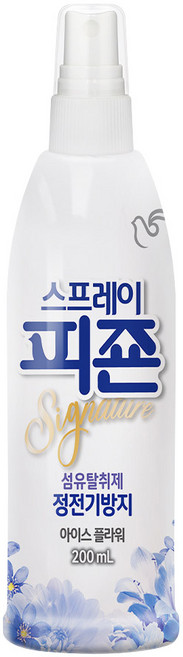피죤 스프레이 섬유탈취제 강력탈취 시그니처 아이스플라워 본품, 200ml, 1개