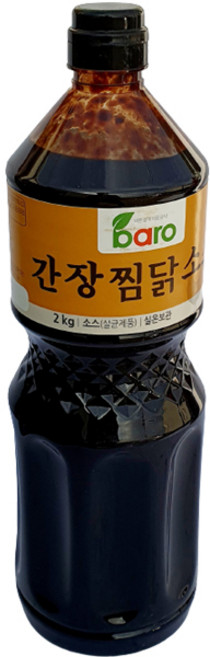 바로 찜닭소스 2kg 업소용 찜닭양념 맛 간장, 1개