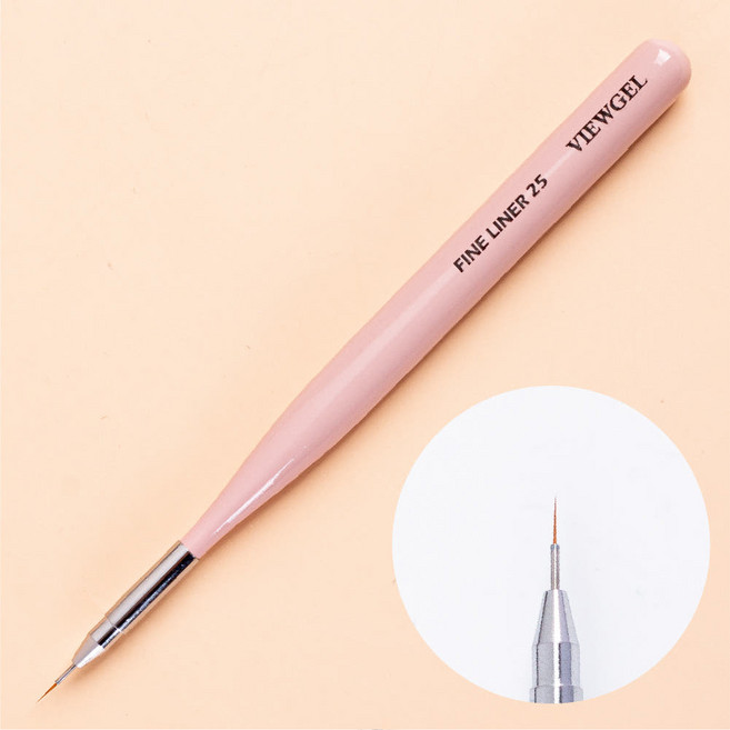 뷰젤 파인 라이너 25호 세필 네일브러쉬, 1개