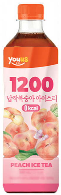 유어스 1200 납작복숭아 아이스티 500ml x 9개