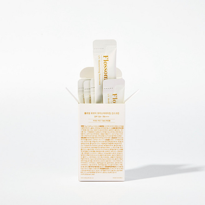 리블로셀 여행용 선크림 플로썸 UV 모이스처라이징 1.2g 10개 SPF50+ PA++++ 기내용 휴대용 여행용 수분 선크림, 12g, 1개