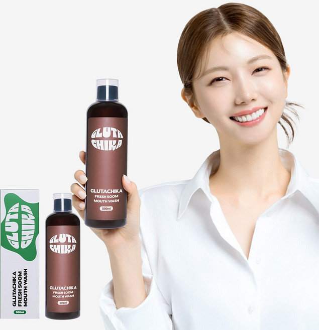 닥터비움 글루타치카 프레시 쿨 가글 구강세정제, 1개, 500ml