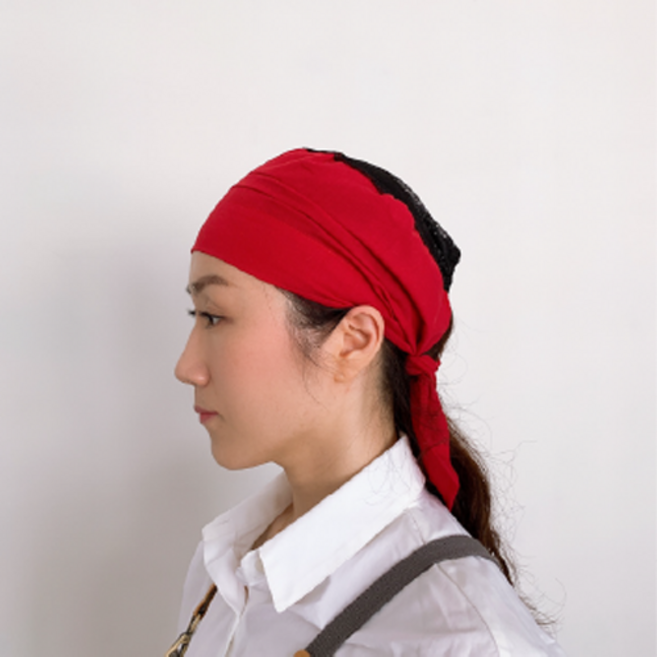 오가닉올 쿨 메쉬 두건, 쿨 메쉬 두건 (레드)