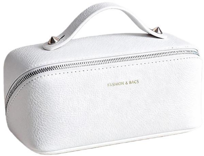 여행용 화장품 파우치 화장품케이스 가방 여성용 보관용 가방, 1개, 흰색