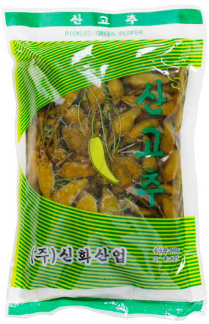 산고추 신화 김치 장류 반찬 음식 저녁식사 가공식품 농수축산물 즉석 기타재화 디저트 요리류 건강, 500g, 1개