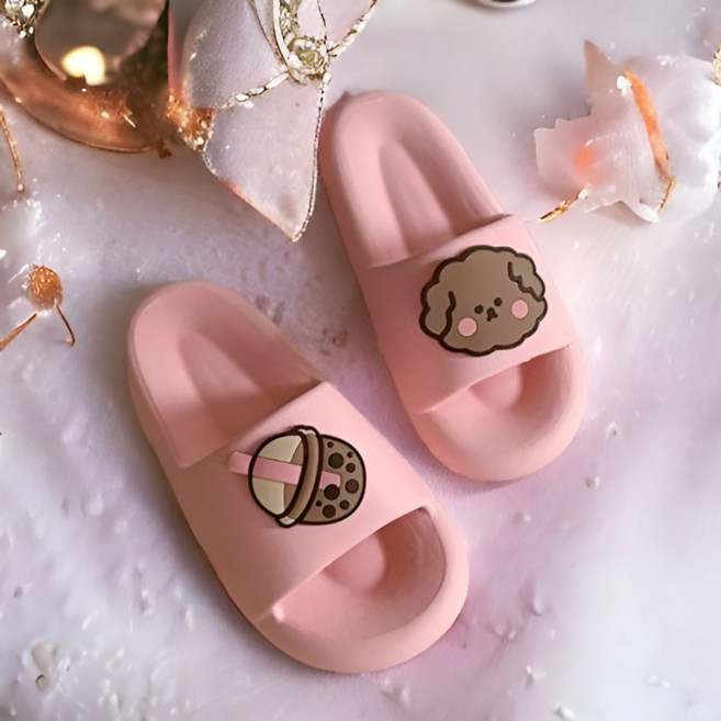 아리스랩 미끄럼방지 욕실화 화장실 슬리퍼, 1개, 베이비핑크