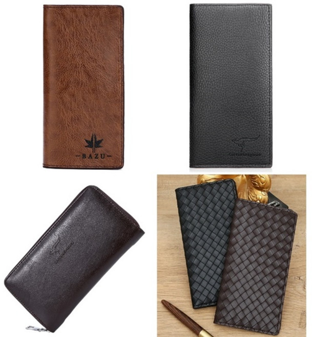 [아프리카피싱] 남성 장지갑 4종 BAZU 캥거루 꽈배기 지퍼지갑
